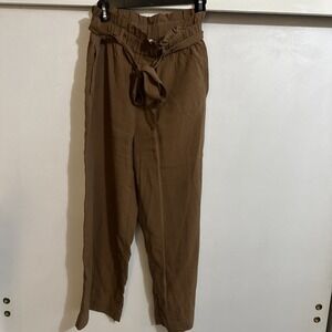 Industry Size Small Wide Leg Brown Pants With Belt!